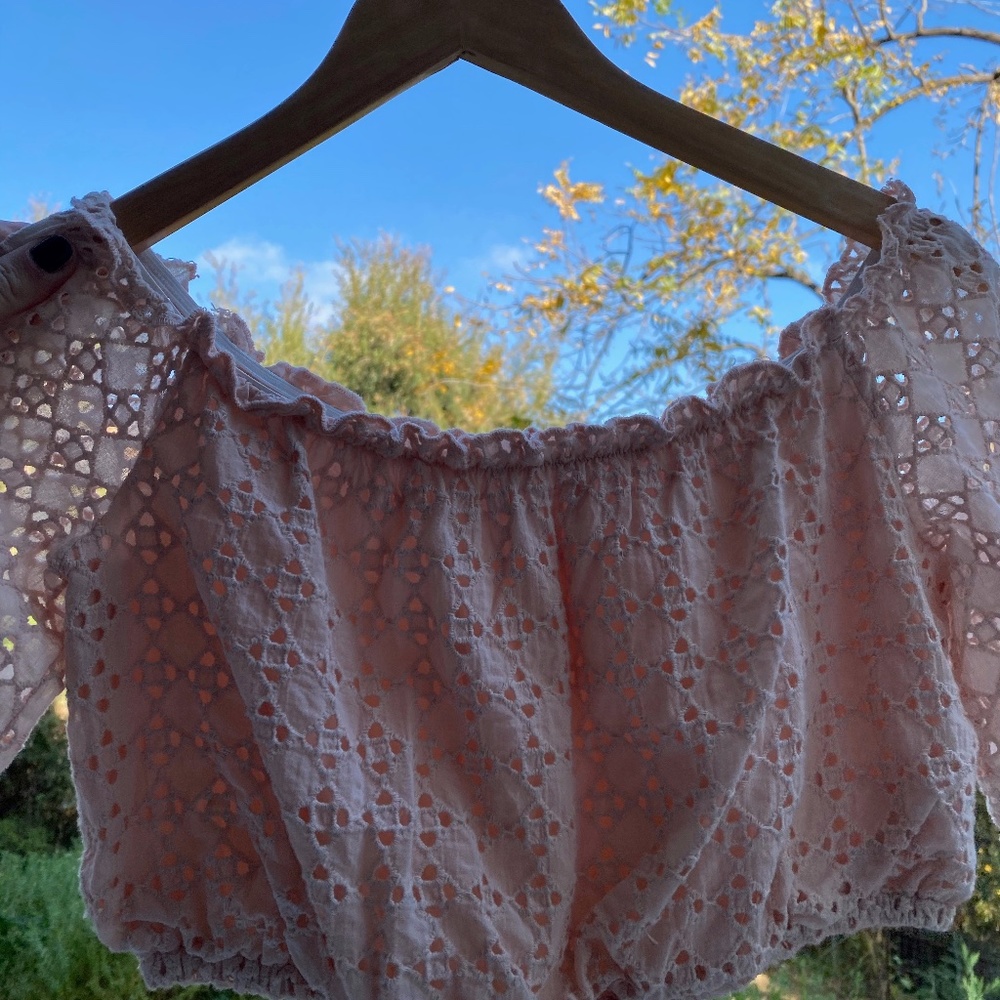 Pink Crochet Top
